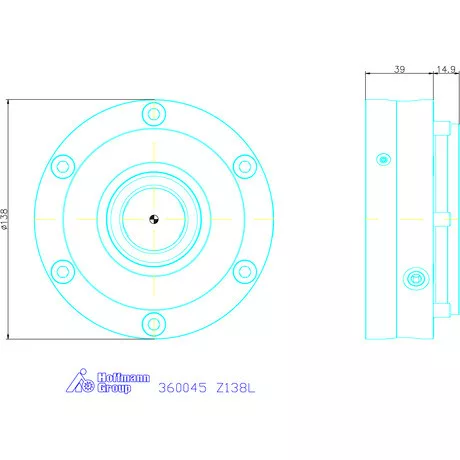Garant Garant ZeroClamp befogótárcsa önzáró Z138L