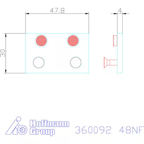 Garant Szorító előtétpofa 48NF mm