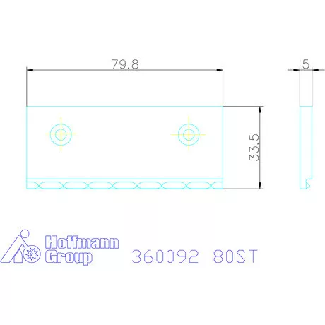 Garant Szorító előtétpofa 80ST mm
