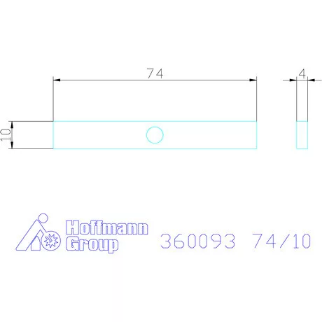 Garant Mágneslap 74/10 mm
