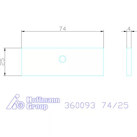Garant Mágneslap 74/25 mm
