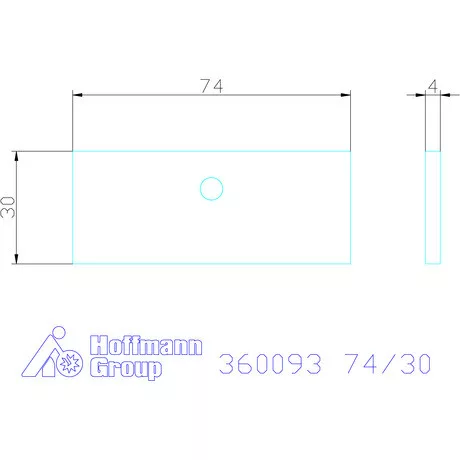 Garant Mágneslap 74/30 mm