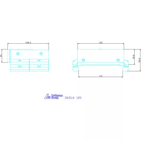 Leszorító pofa  120 mm