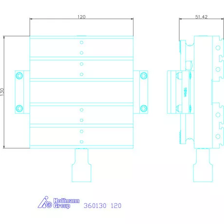 Garant Központosító satu 120 mm