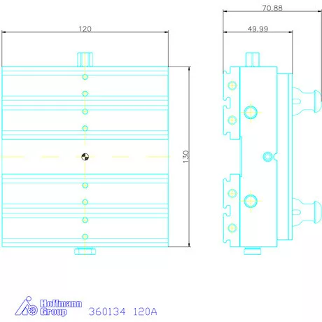 Garant Központosító satu, automatizáció 120A mm