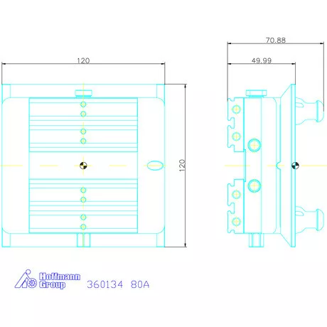 Garant Központosító satu, automatizáció 80A mm