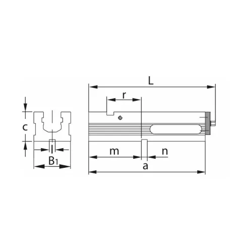 Allmatic NC nagy szorítóerejű gépsatu NC8 125LX