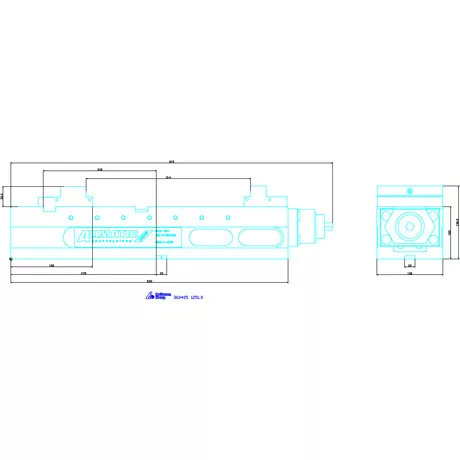 Allmatic NC nagy szorítóerejű gépsatu NC8 125LX