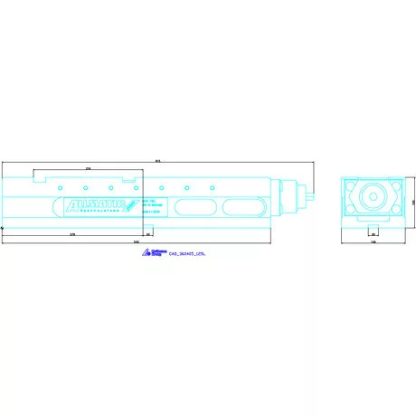Allmatic NC nagy szorítóerejű gépsatu NC8 125L