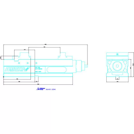 Allmatic NC nagy szorítóerejű gépsatu NC8 125MX