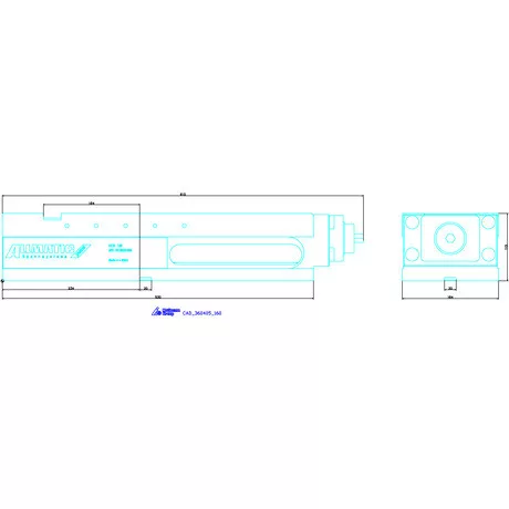 Allmatic NC nagy szorítóerejű gépsatu NC8 160