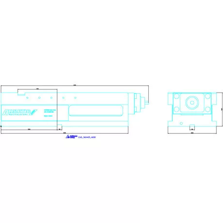 Allmatic NC nagy szorítóerejű gépsatu NC8 H200