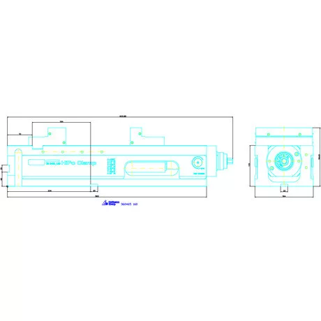 Garant NC nagy szorítóerejű gépsatu HiPo Clamp erőnövelővel 160