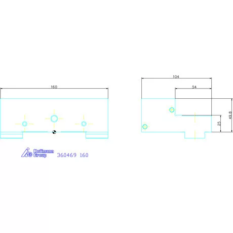 Garant Lépcsős pofa fix 160