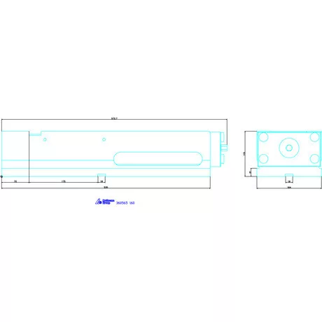 Holex NC nagy szorítóerejű gépsatu 160
