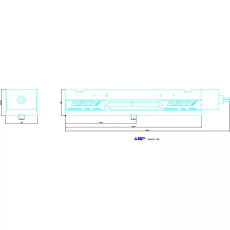 Allmatic NC nagy szorítóerejű gépsatu Duo 125