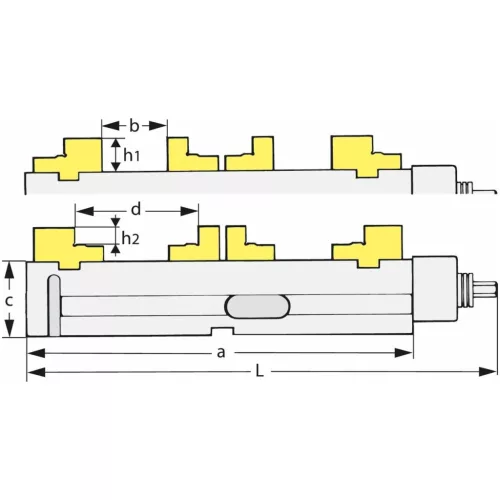 Allmatic NC nagy szorítóerejű gépsatu Duo 90