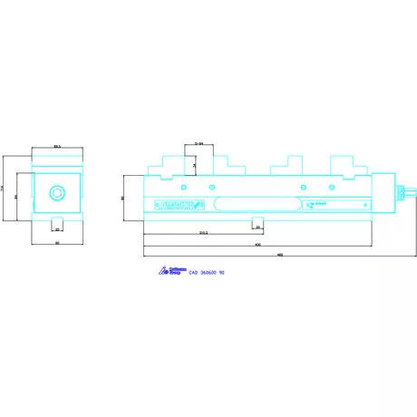 Allmatic NC nagy szorítóerejű gépsatu Duo 90