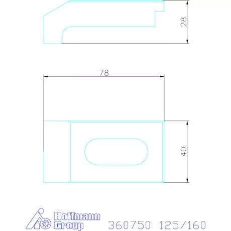 Allmatic Szorítóköröm készlet 2 darabos 125/160 mm
