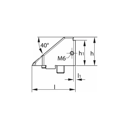 Garant Rátétpofa, szorító, egy darabos 125/32
