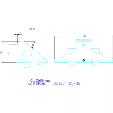 Garant Rátétpofa, szorító, egy darabos 125/32