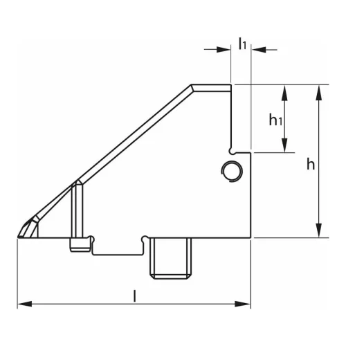 Garant Szorító rátétpofa fix 125SG