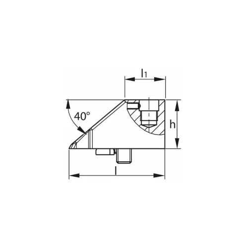 Garant Szorító rátétpofa fix 125