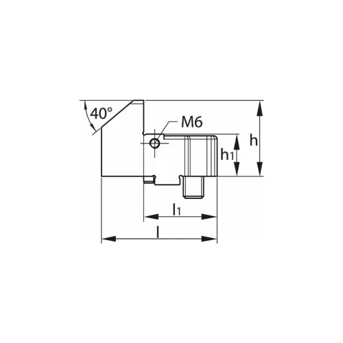 Garant Rátétpofa elforgatott befogó modulokhoz Önbeálló 125