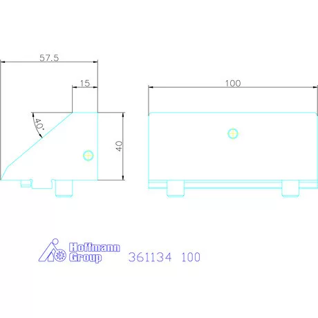 Garant Rátétpofa alátéthez bevonattal 100