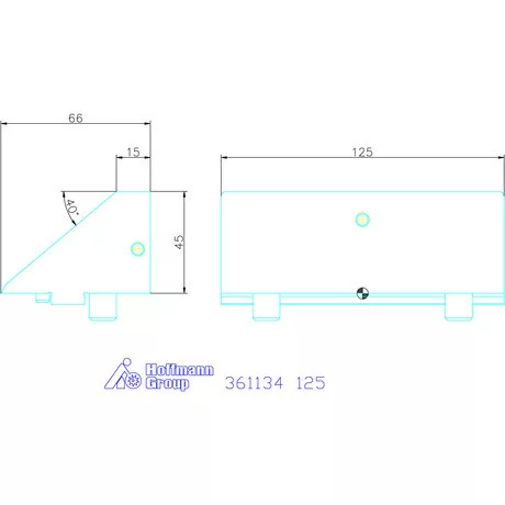Garant Rátétpofa alátéthez bevonattal 125