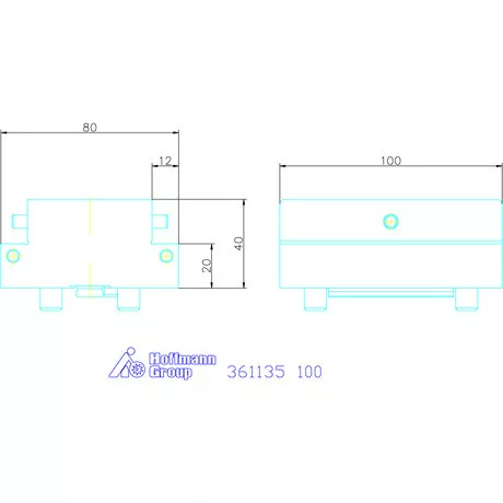 Garant Rátétpofa középső pofához 100