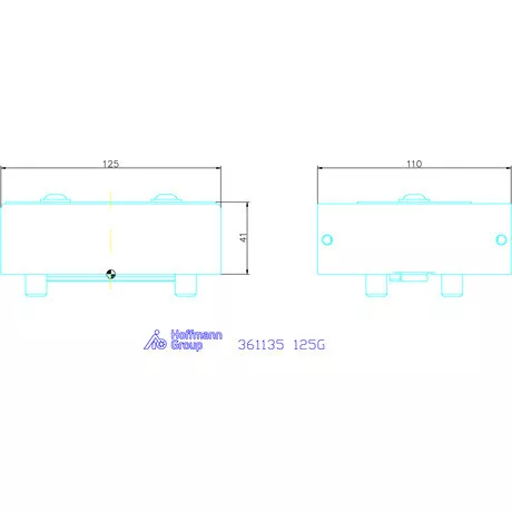 Garant Rátétpofa középső pofához 125G