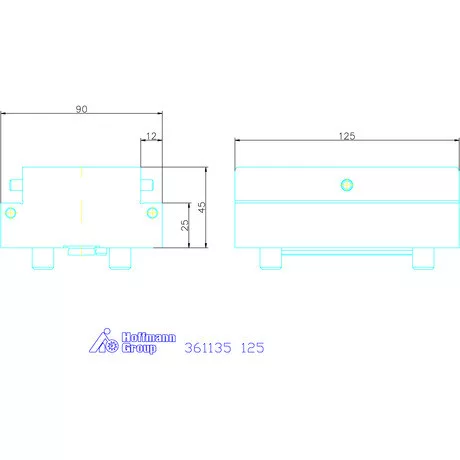Garant Rátétpofa középső pofához 125