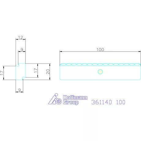 Garant Előtétpofa, szorító 3/3 100