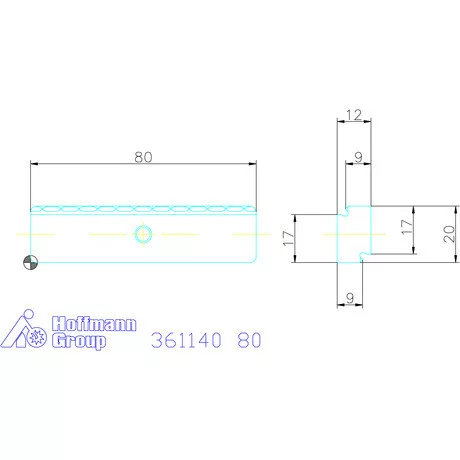 Garant Előtétpofa, szorító 3/3 80