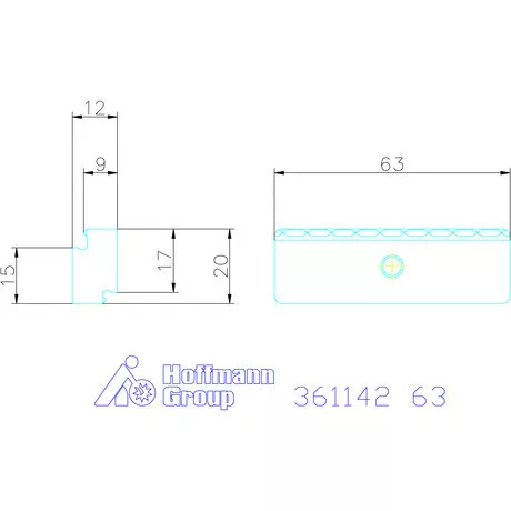 Garant Előtétpofa, szorító 3/5 63
