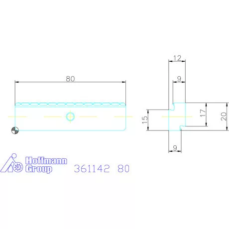 Garant Előtétpofa, szorító 3/5 80
