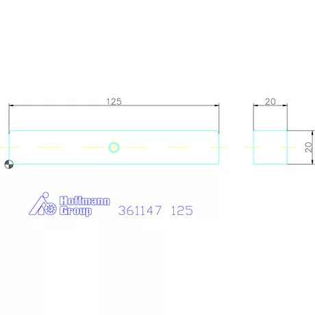 Garant Előtétpofa, lágy 20/20 125