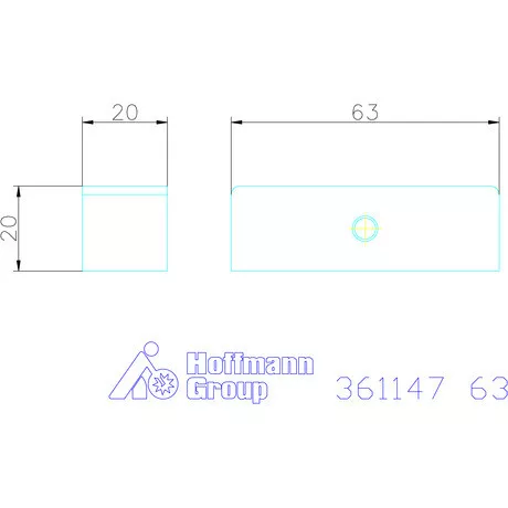 Garant Előtétpofa, lágy 20/20 63