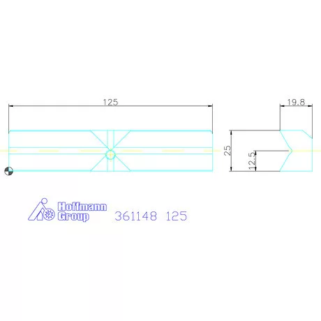 Garant Előtétpofa, prizmás 125