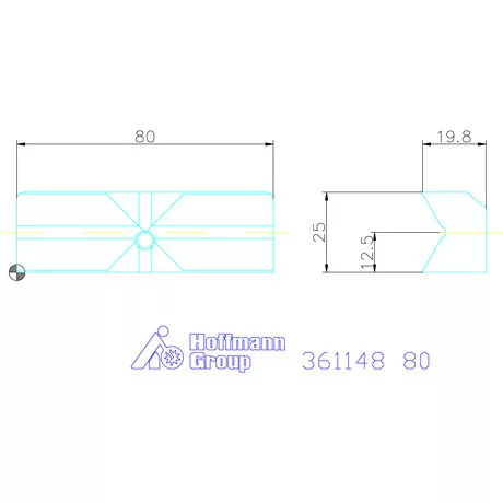 Garant Előtétpofa, prizmás 80