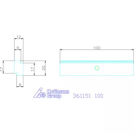 Garant Előtétpofa, szorító LANG rendszer 100