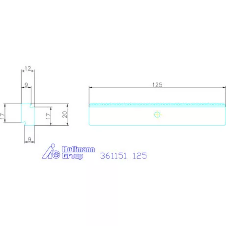 Garant Előtétpofa, szorító LANG rendszer 125
