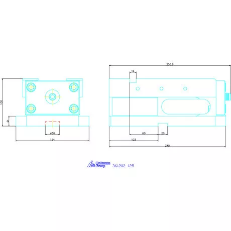 NC nagy szorítóerejű gépsatu T-Rex  125