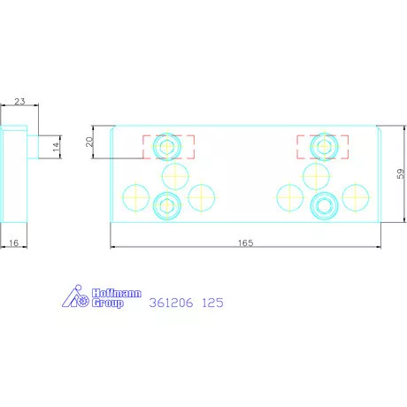 Tartópofa szorítókörmökhöz, T-Rex-hez fix 125