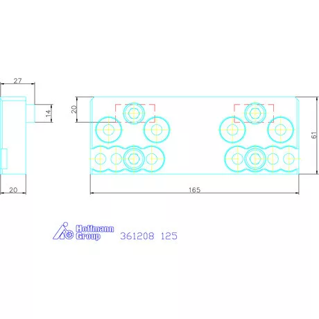 Univerzális szorító készlet tartópofa, T-Rex-hez fix 125