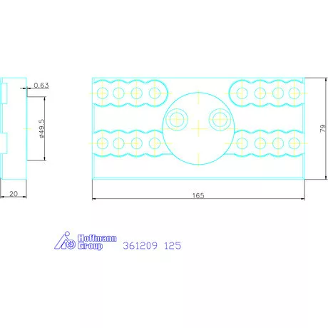 Univerzális tartópofa szorító készlet , T-Rex-hez / Centro Gripp-hez mozgó 125