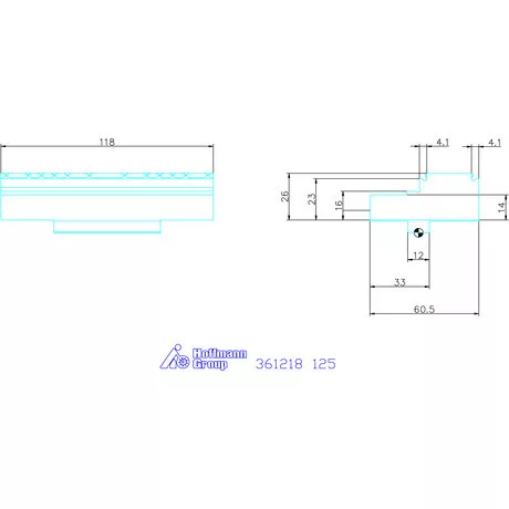 Allmatic Szorítópofa, T-Rex-hez / Centro Gripp-hez mobil 125