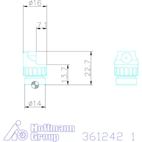 Fogóbetét, keményfém, magasság 7,1 − 8,6 mm  1
