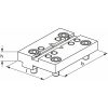 Adapterlap XPENT rátétpofához fix 125 mm